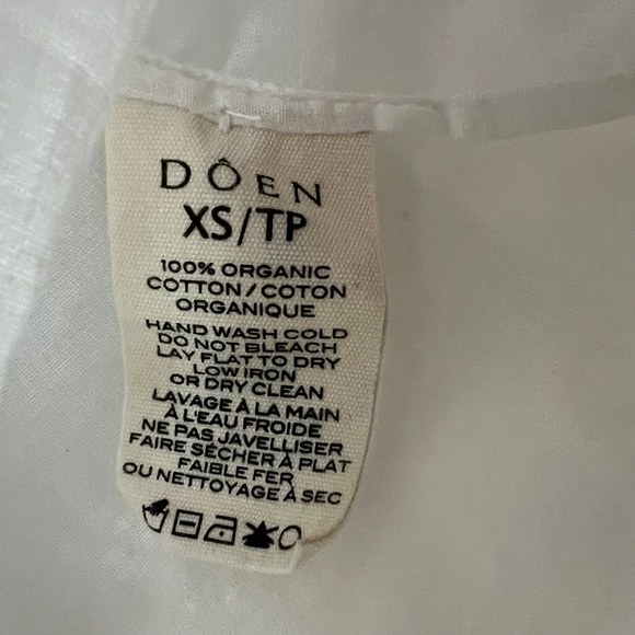 DÔEN Abigail Top, Size XS, in Salt - Picture 10 of 14